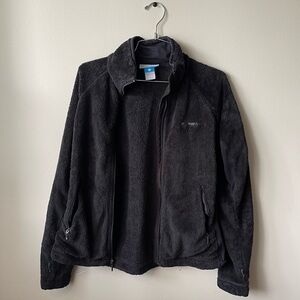 Columbia Full Zip Fleece Jacket - Women's Size M Black